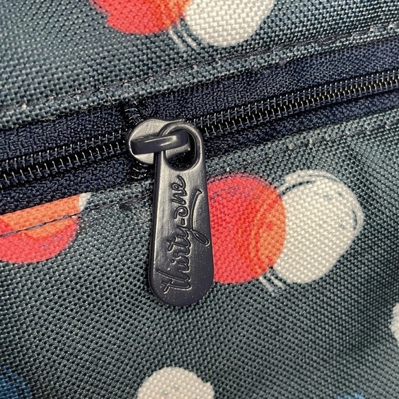 THIRTY ONE Painted Dot Trio Size Up Expandable Pouch Travel Storage Colorful - Picture 6 of 8